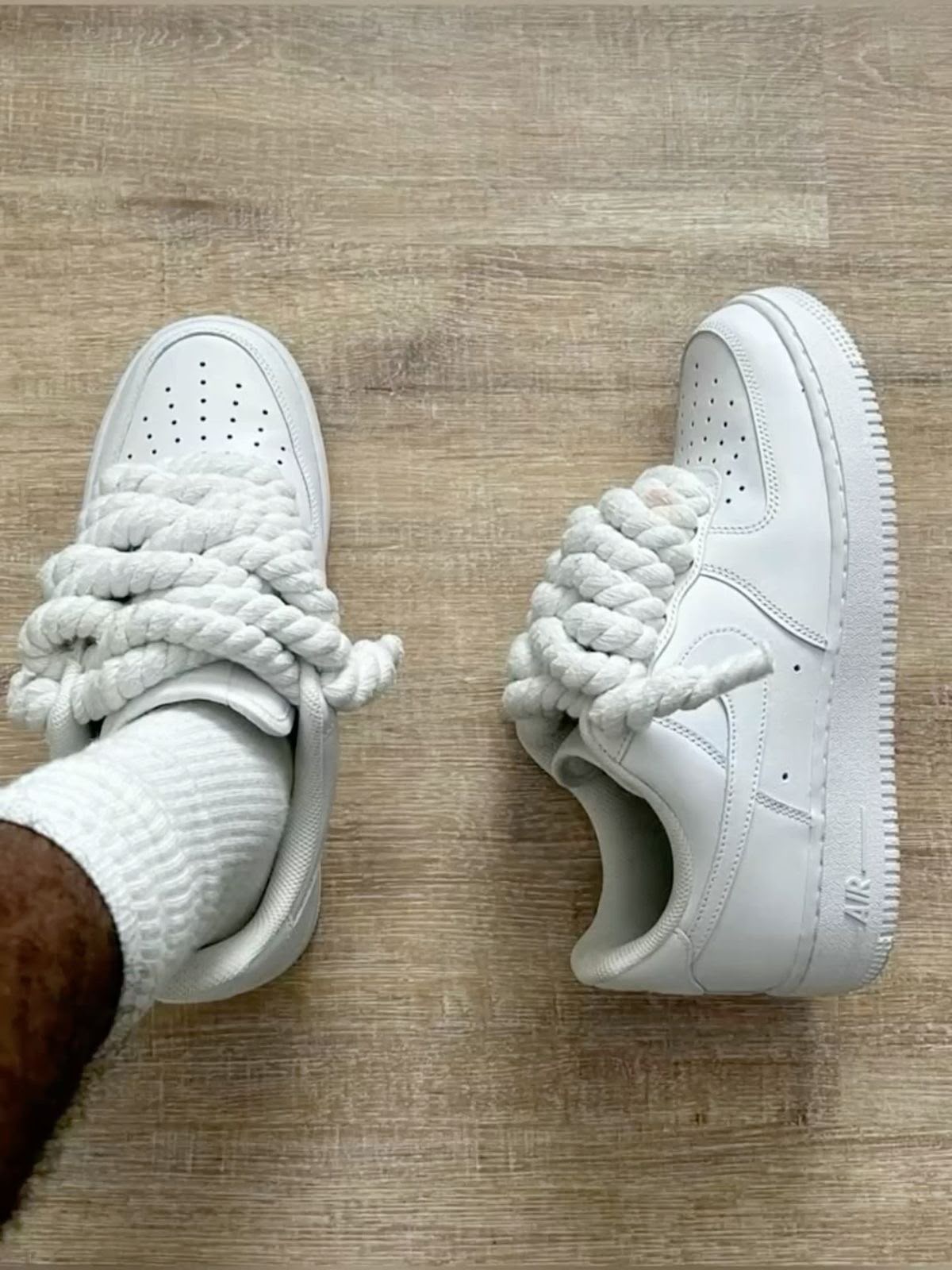 AF1 - ROPE LACES WHITE