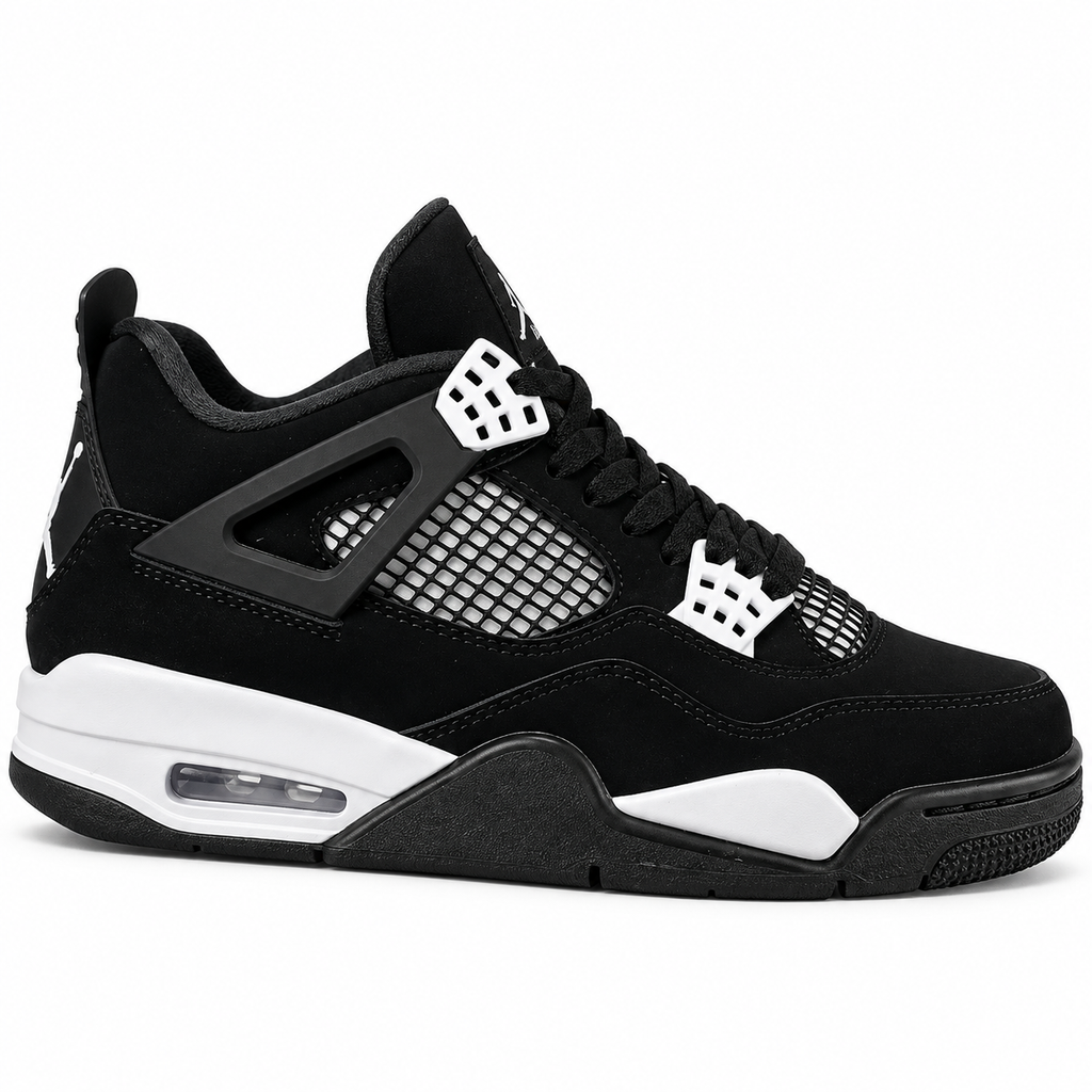 AJ4 - BLACK WHITE