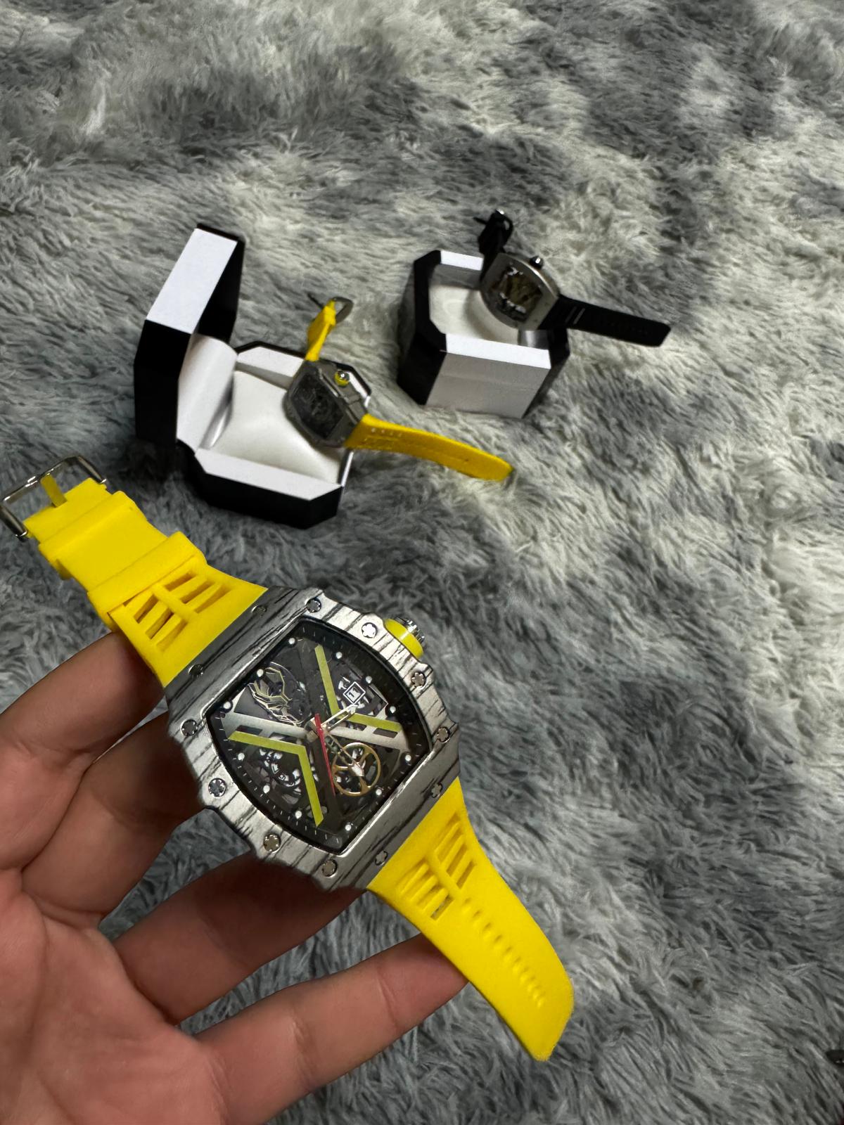 RELOJ - RM YELOW SILVER