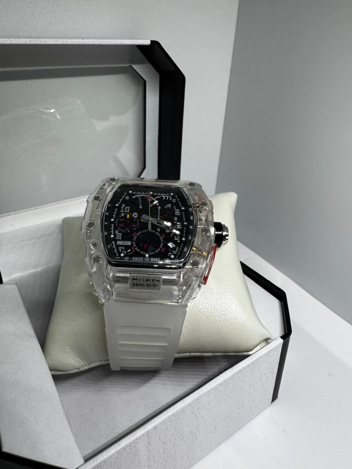 RELOJ - RM TRANSPARENT