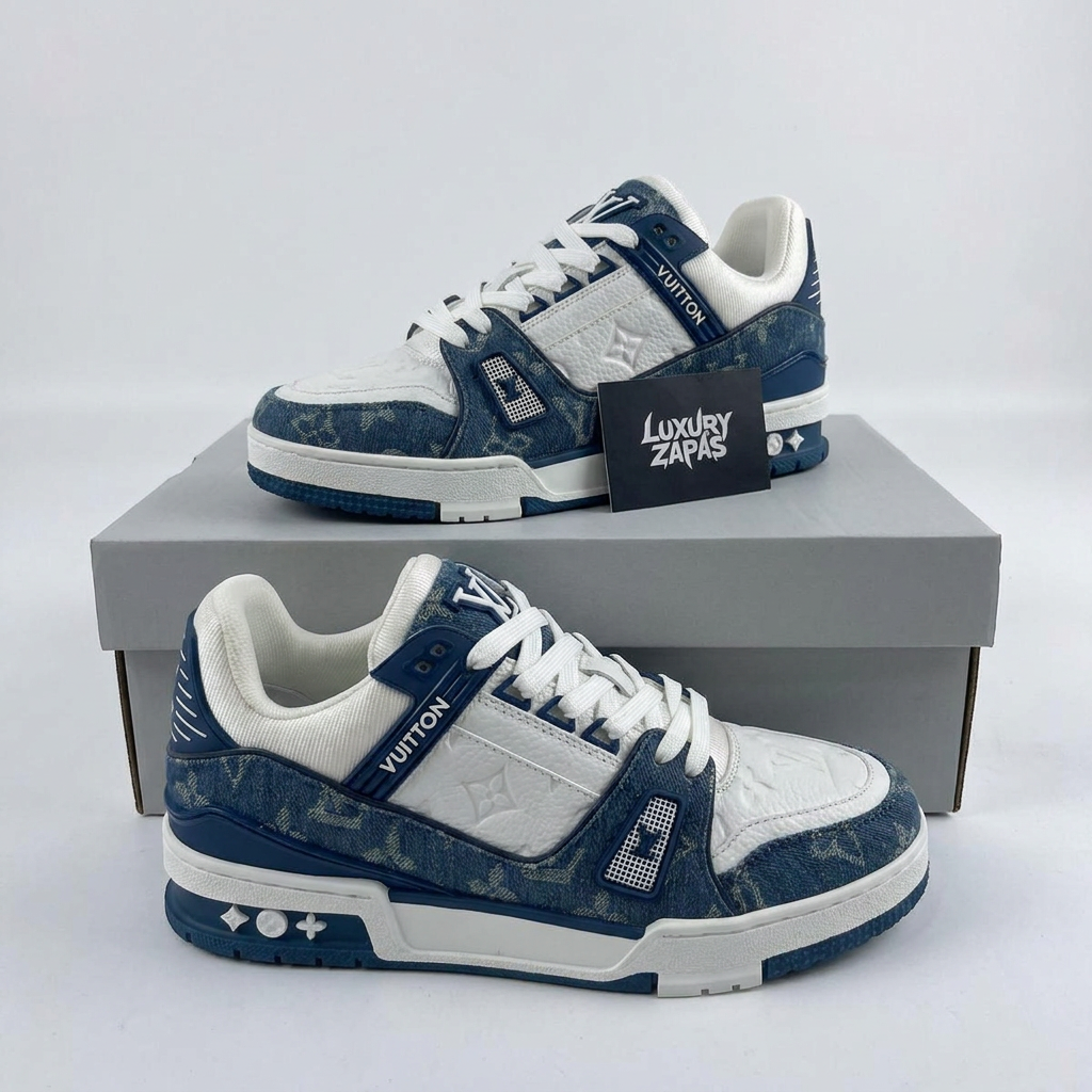 TRAINER - BLUE WHITE