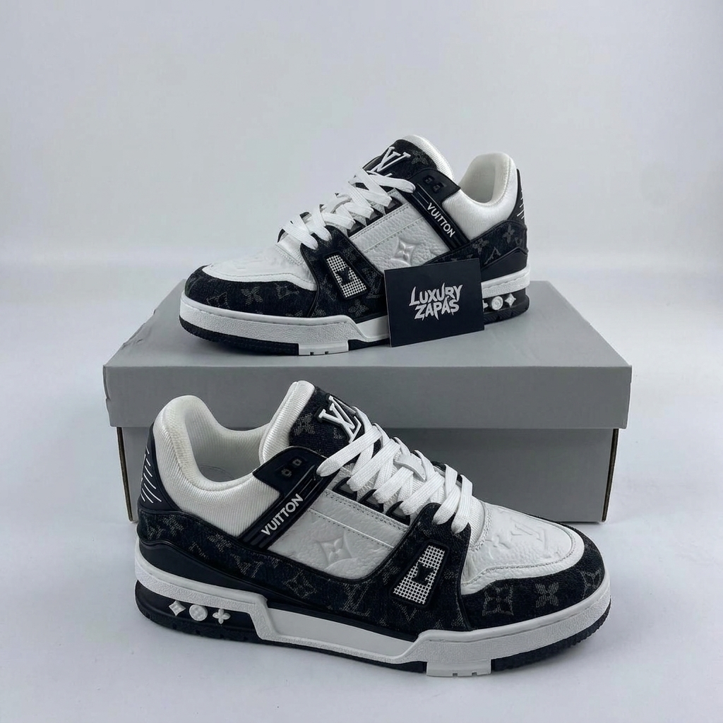 TRAINER - BLACK WHITE