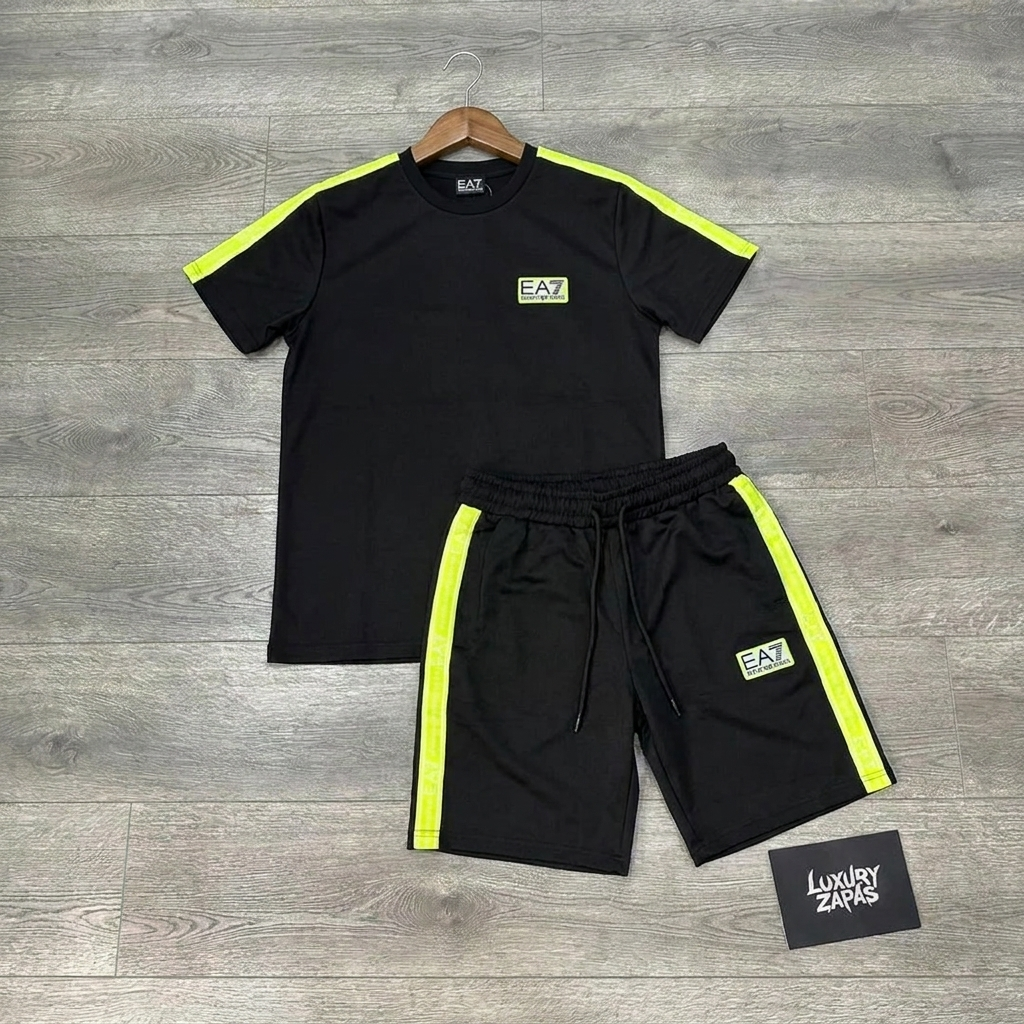 CONJUNTO VERANO - EA7 BLACK YELLOW